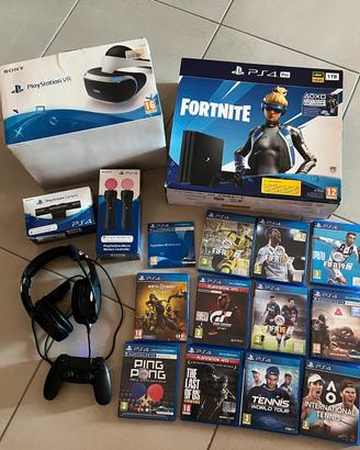 Playstation 4 Pro PS4 Pro + VR + Telecamera  Varie