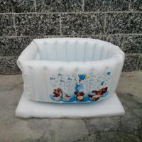 Vaschetta bagnetto bebè gonfiabile da viaggio