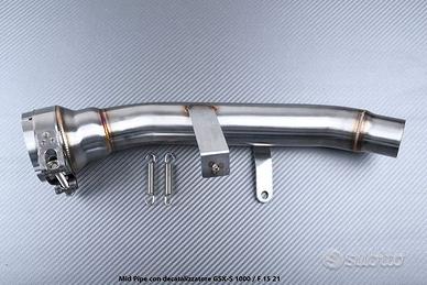 Mid Pipe con decatalizzatore GSX-S 1000 / F 15 21