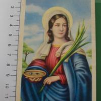 Santino Holy Card "S. Lucia V. M." - 12 Stretto