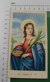 Santino Holy Card "S. Lucia V. M." - 12 Stretto
