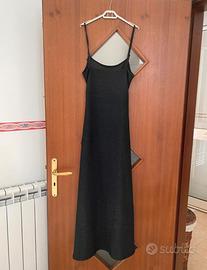 vestito nero glissettato
