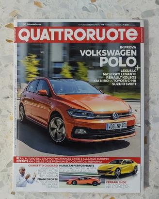 Quattroruote Ottobre 2017 Volkswagen Polo