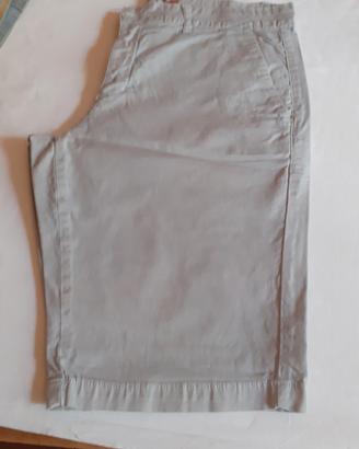 Pantaloncini cotone beige chiaro