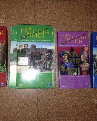 4 vhs cassette de la freccia nera aldo reggiani