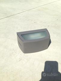 Lampada esterno doppio fascio luce applique Boluce