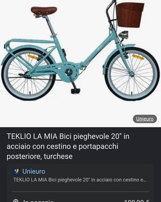bici pieghevole 