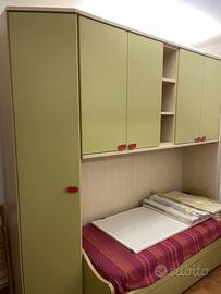 Cameretta completa con due letti