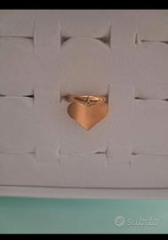 Anello cuore charme 
