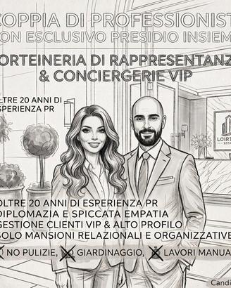 Coppia per portineria/Conciergerie VIP