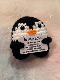 Pinguino uncinetto – Collezione Pocket Positivity