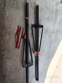 Barre portatutto più n. due barre porta bici