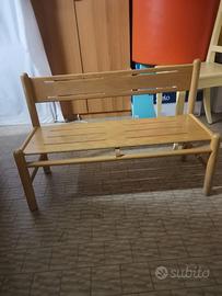 Panchina bambini in legno
