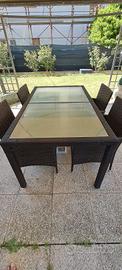 Tavolo Giardino e 4 sedie