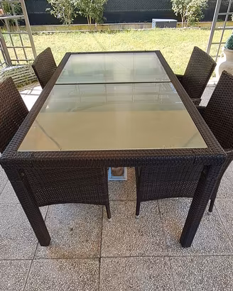 Tavolo Giardino e 4 sedie