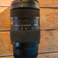 Sigma 28-70 f2.8 Sony in garanzia 
