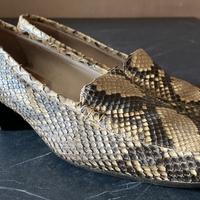 Scarpe con tacco in pitone