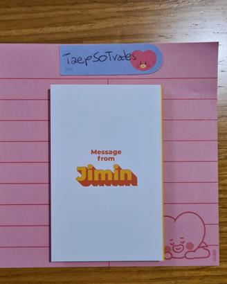Jimin Message card di Butter