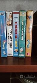 Videocassette  VHS cartoni animati