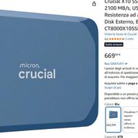 Crucial 8TB SSD Esterno