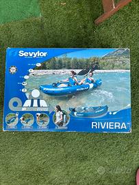 Kayak gonfiabile Sevylor 2 posti con pompa a sacca