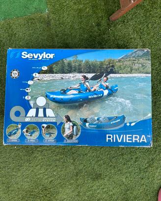 Kayak gonfiabile Sevylor 2 posti con pompa a sacca