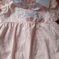 Pagliaccetto cotone rosa CHICCO 0-6 mesi nuovo