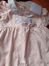 Pagliaccetto cotone rosa CHICCO 0-6 mesi nuovo