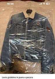 Levis giubbino jeans pecora