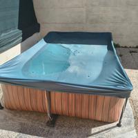 Piscina EXIT Wood 300x200x65cm con pompa filtro