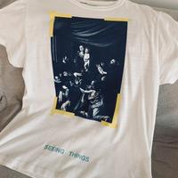 Maglia Off-White Caravaggio Bianca Gialla
