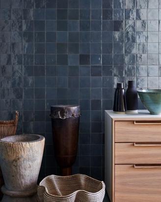 Piastrelle Marazzi 10x10 blu