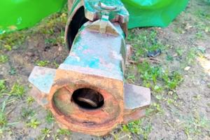 Rimorchio motocoltivatore Goldoni trazionato