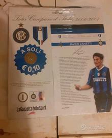 Medaglia Javier Zanetti Inter Scudetto 2006 2007