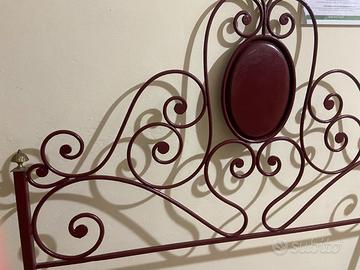 Letto ferro battuto primi novecento