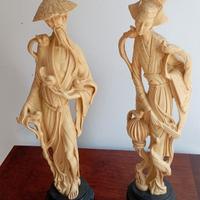 Statuette cinesi di avoriolina