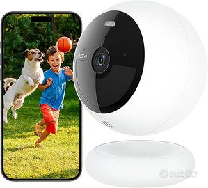 Noorio Telecamera Wifi Interno Esterno Senza Fili,