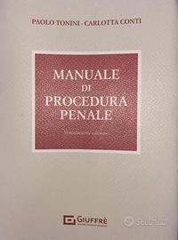 Manuale di procedura penale, Tonini - Conti