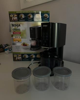 Ninja CREAMi - Gelatiera con 3 Vasetti + Scatola