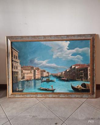 Riproduzione di un quadro di Canaletto