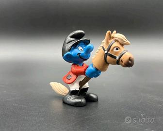 puffo con cavallo 20743 schleich Raro