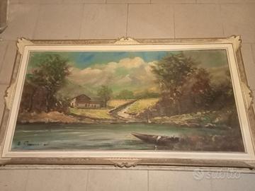 quadro olio su tela