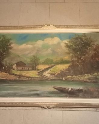 quadro olio su tela