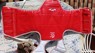 Wacoku Corpetto Taekwondo WTF - nuovo mai usato 