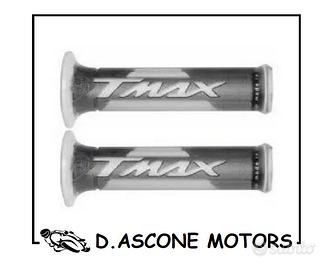 Coppia manopole tmax 500 530 Harris con scritta TM