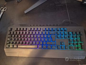 Trust GX tastiera gaming RGB USB