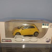 Collezioni Nonno Tony - Fiat 500 gialla scala 1:24