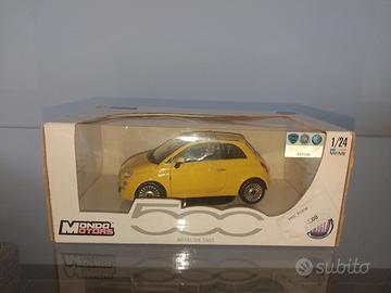 Collezioni Nonno Tony - Fiat 500 gialla scala 1:24