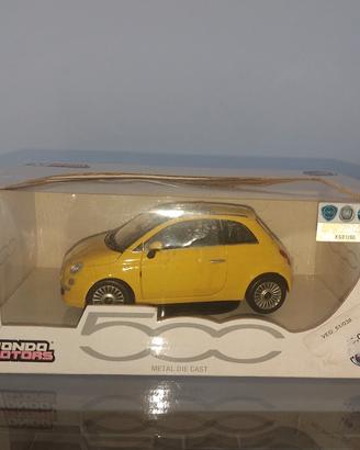 Collezioni Nonno Tony - Fiat 500 gialla scala 1:24