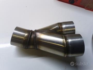 Ducati multistrada collettore di scarico centrale 